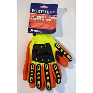 Portwest DX VHR Impact Gloves XXL Orange Green Black Ultimate Protection Cut Lev